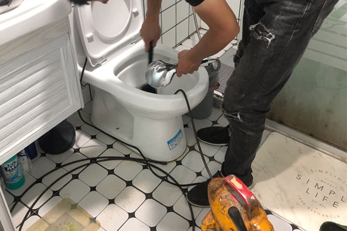 柞水疏通下水道