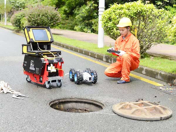 柞水管道机器人检测